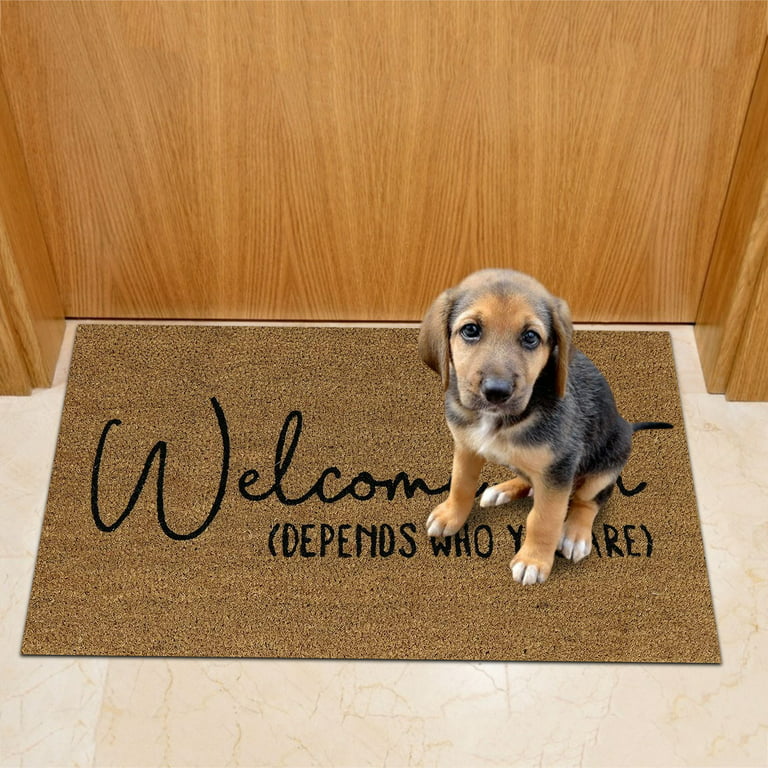 Cute Dog Golden Retriever Doormat Bedroom Welcome Polyeste Mat