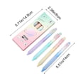 thumbnail image 3 of Fesfesfes Retractable Gel Ink Pens Fine Point Gradient Color Barrel Soft Grip Medium Point Pen with 4 Refills for Journaling Smooth Writing Quickly-dry, 3 of 6