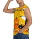 thumbnail image 3 of Fotbe Happy Halloween1 Men's Camiseta sin Mangas Estampada para Hombres, Playera Casual para Gimnasio, Entrenamiento, Playa-Medium, 3 of 7
