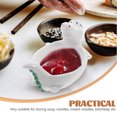 thumbnail image 2 of UPKOCH Ceramic Snack Serving Dish Decorative Cartoon Pattern Appetizer Bowl Desktop Sauce Dipping Bowl, 2 of 8