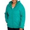 Women's Plus-Size Microfleece Hoodie With Cozy Sherpa Lining