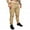 Beige, variant on Tejiojio Men's and Big Men's Flat Front Comfort Waist Flex Pants Fashion Men's Casual Outdoors Solid Multi-pocket Work Trouser Cargo Long Pants