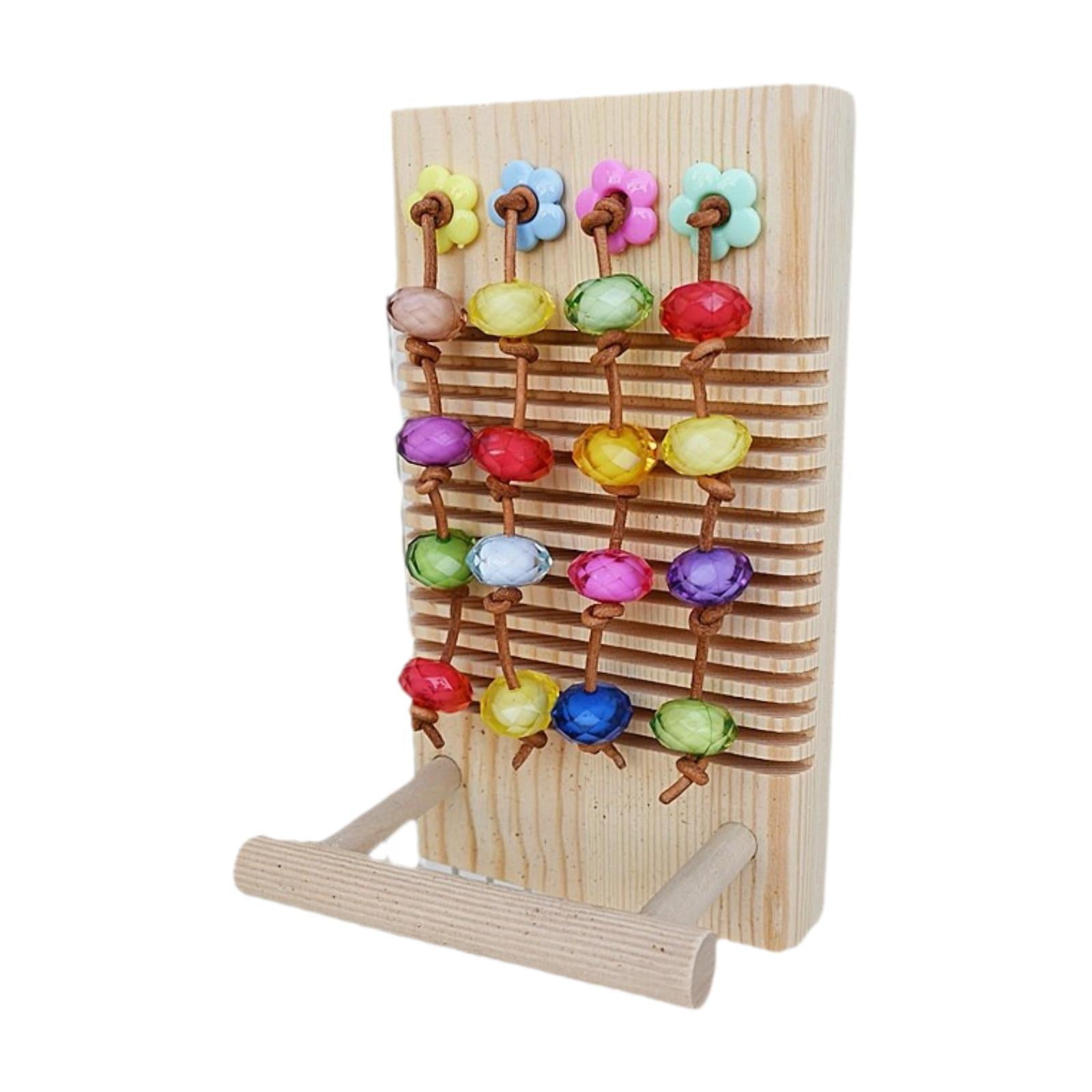 Bvdfgk Parrot Chewing Toys Bird Toy Birds Climbing Toy Bird Cage Accessories with Perch