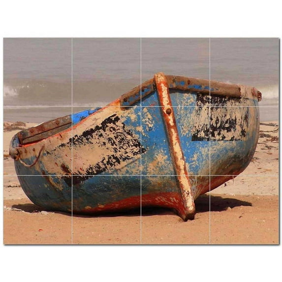 Boat Ship Ceramic Tile Mural Kitchen Backsplash Bathroom Shower 400132-M43