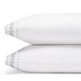 thumbnail image 2 of Sky Drap Plat Brodé Festonné, Full, Blanc, 2 of 2