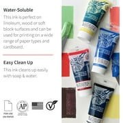 Speedball Block Printing Ink, Water-Based, 2.5 oz., Black