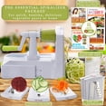 thumbnail image 3 of Espiralizador de verduras Brieftons Strongest-Heavest con 5 cuchillas, 3 of 9