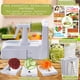 thumbnail image 3 of Espiralizador de verduras Brieftons Strongest-Heavest con 5 cuchillas, 3 of 9