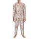 thumbnail image 3 of Fotbe Autumn Floral Deer Pijama de Hombre con Estampado de Manga Larga, Conjunto de 2 Piezas, Ropa de Dormir Suave y Cómoda con Bolsillos-X-Large, 3 of 7