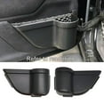 thumbnail image 1 of Reemplazo de de Bolsas de Puerta Delantera de 2 Piezas para 2011-2018 JK JKU Interior de 2/4 Puertas Negro, ajuste de perfecto, Reemplaz Yotijar inserte el almacenamiento de la puerta, 1 of 10
