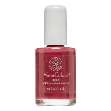 Honeybee Gardens WaterColors Nail Enamel, Risque, 0.5 Oz