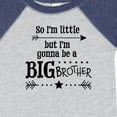 thumbnail image 4 of Inktastic So I'm Little, but I'm Gonna to Be a Big Brother Boys Baby Bodysuit, 4 of 5