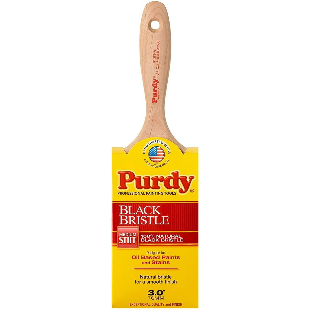 Purdy 144116030 Black Bristle Series Extra Oregon Angular Trim Paint