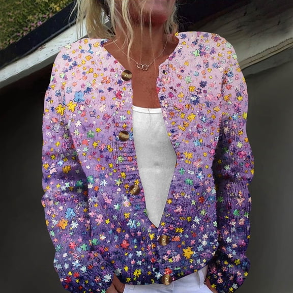 Mardi Gras Cardigan Sweaters for Women Mask Sequin Pattern Sweater Carnival Women Outfit