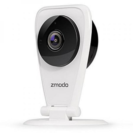 Zmodo EZCam 720p HD WiFi Wireless Security Surveillance IP Camera System with Night Vision and Two Way Audio, Work with Google (Best Front Door Ip Camera)