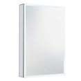 thumbnail image 3 of Fine Fixtures Frameless Mirrored Medicine Cabinet with LED Lighting – Modern Wall-Mounted Storage for Bathroom, Sleek and Stylish Design - 24" x 36" - Right Hand, 3 of 9