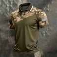 thumbnail image 2 of Hsovts Men's Polo Shirts Short Sleeve Patriotic Golf Shirts American Flag 1776-2026 America 250 Shirts Fourth July Shirts Classic Fit Independence Day Collared Shirt Army Green S, 2 of 4