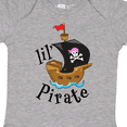 thumbnail image 4 of Inktastic Lil' Pirate Pirate Ship, Pink Bandana Boys or Girls Baby Bodysuit, 4 of 5