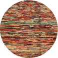 thumbnail image 1 of Ahgly Company Machine Washable Indoor Round Contemporary Bronze Brown Area Rugs, 4' Round, 1 of 7