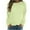 Mint Green, variant on QUYUON Black Sweatshirts for Women Winter Thin Sweatshirts Women Polyester Long Sleeve Crew Neck Solid Color Blouse Tops Style S-2104 Breathable Ladies Tops and Blouses Fitted Shirts Mint Green XL