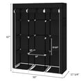 thumbnail image 6 of Winado 4 Tiers  Portable Clothes Closet Wardrobe Non-Woven Fabric, 6 of 7