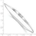 thumbnail image 2 of Auriga Fine Jewelry 925 Sterling Silver 0.01Ct Diamond Bangle 7.75 inch for Women (L- 7.75inch), 2 of 6