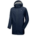 thumbnail image 2 of Little Donkey Andy Men's Waterproof Rain Jacket Outdoor Lightweight Rain Shell Mountain Windbreaker Long Coat for Hiking,Golf,Travel Dark Blue XXXL, 2 of 6