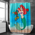 thumbnail image 6 of Ariel Shower Curtain Special Mildew Resistant Art Bath Curtain for Gift to Friens for Hotel Decoration with 12 PCS Hooks ,3 Size, 6 of 9
