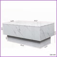 thumbnail image 5 of Space-Saving Sliding Top Coffee Table for Living Room, 57.09 Inches with Hidden Storage, 5 of 12