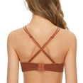 thumbnail image 5 of Wingslove Strapless Bra for Women Plus Size Push Up Underwire Multiway Support Bra,Caramel 42C, 5 of 9