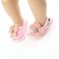 thumbnail image 3 of GYRATEDREAM Infant Baby Girls Summer Flower Sandals Open-Toed Shoes Soft Non-Slip Sole Princess Flat Shoes 0-18 Months, 3 of 9