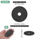 thumbnail image 3 of Uxcell 20-Pack M8 Arandelas Planas de Nylon 8mm ID 40mm OD 2mm Grosor Espaciador de Sellado Junta Anillo Negro, 3 of 6