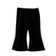 thumbnail image 1 of Odeerbi 0-3 Años Niñas Pantalones Acampanados de Algodón Pantalones Acampanados de Colores Sólidos Pantalones Transpirables, 1 of 3