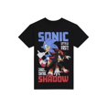 thumbnail image 1 of Nueva tendencia de moda, camiseta de manga corta con cuello redondo para mujer, camiseta con eslogan Sonic Shadow Duo, camiseta negra Retro Trend Street Y2K, 1 of 5