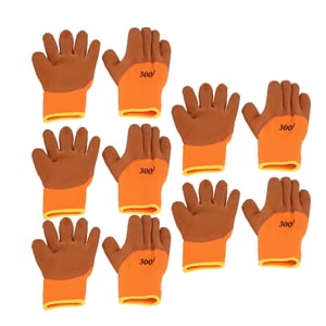 Gants de travail d'hiver, Gants thermiques Tissu en nylon 5 Paires pour l'entretien mécanique