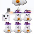 thumbnail image 2 of Globos de Halloween, globos grandes de Halloween, globos de aluminio Mylar para Halloween, suministros de decoración para fiestas de Halloween., 2 of 8