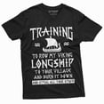 thumbnail image 3 of Men's Funny Viking Training T-shirt Nordic Norse Longship Thor Odin Tee Shirt (Small Grey), 3 of 6