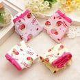 thumbnail image 4 of Eleanos Bow Girl Cute Strawberry Print Cotton Baby Girls Panties, 4 of 6