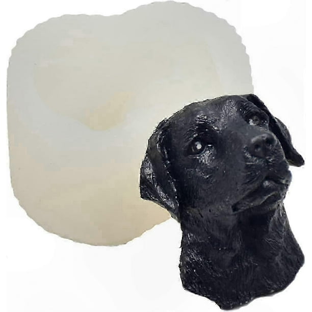 Custom 3D Silicone Mold for Dog-Themed Cake, Chocolate, Soap, Candle, and Resin Crafts Projects