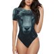 thumbnail image 1 of Fotbe Moody Ram Portrait Body de Mujer con Cuello Redondo y Mangas Cortas, Sin Mangas Ajustado, Suave, Cómodo y Básico-XX-Large, 1 of 7