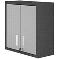 thumbnail image 3 of Pemberly Row 2-Door Modern Metal Floating Garage Cabinet in Gray, 3 of 11