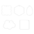 thumbnail image 5 of MANNYA 30Pcs Keychain DIY Blanks for DIY Project and Crafting Acrylic Keychain Blanks, 5 of 10