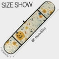 thumbnail image 3 of Yayeee Double Oven Mitt Kitchen Heat Resistant Baking 35" x7" Quilted Glove, Halloween Cute Ghosts, 3 of 6