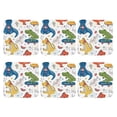 thumbnail image 2 of Balery 6 Pcs Dinosaurleather Coasters Set, Drink Table Cup Coasters For Living Room Kitchen Coffee Decor, 2 of 9