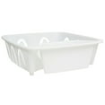 thumbnail image 4 of Dish Drainer Rack White 12x14x4 Dry Dishes Kitchen Counter Sink, 4 of 6