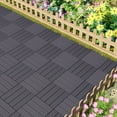 thumbnail image 5 of Miniyam 44-Pack 12" x 12" Gray Interlocking Polypropylene Deck Tiles, Outdoor Flooring for Balcony and Garden, 5 of 10