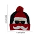 thumbnail image 3 of Uuiauoio LED Christmas Hat with Santa Claus Design Knitted Beanie Warm Ear Protection Winter Fashion Holiday Wear Festive Party Accessory and Seasonal Celebration, Holiday Party Supplies, 3 of 6