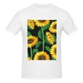 thumbnail image 4 of Bingfone Sunflower 1 Men'S Loose Fit Short-Sleeve Pocket T-Shirt, 4 of 7