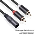 thumbnail image 4 of Cable adaptador Injueey XLR hembra a macho de 3 núcleos Convertidor de Audio profesional, 4 of 6