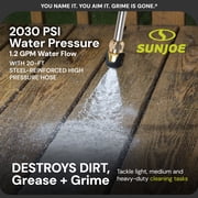 Sun Joe 2030 PSI Electric Powered Pressure Washer, 1.2 GPM Power Cleaner with Soap Tanks
